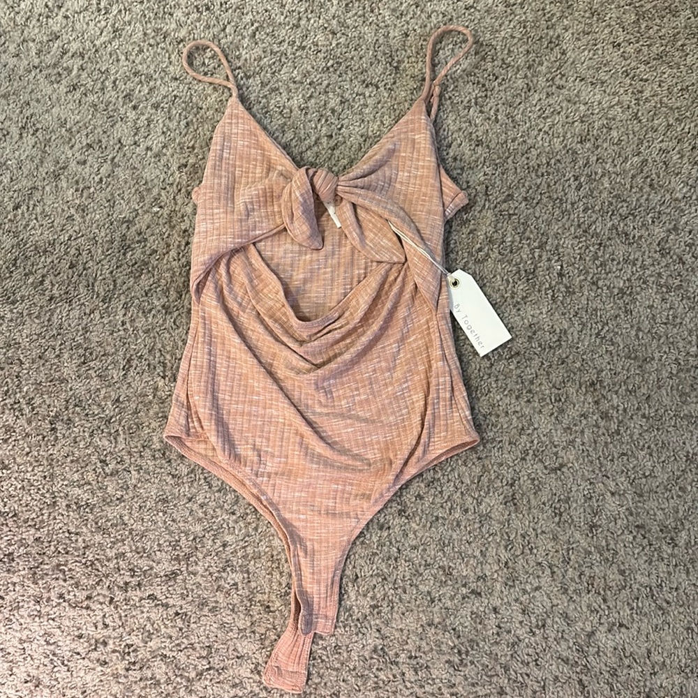 Heathered Pink Bodysuit